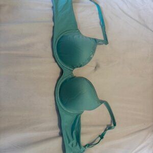 Victoria Secret Blue Bra with Sparkly Lining